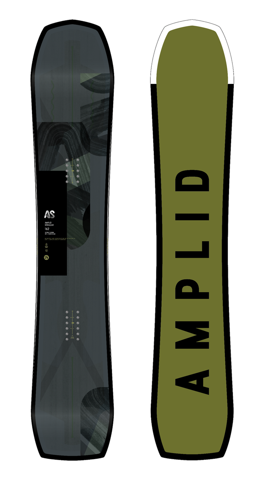 Amplid Singular 2025 snowboard, topsheet and base